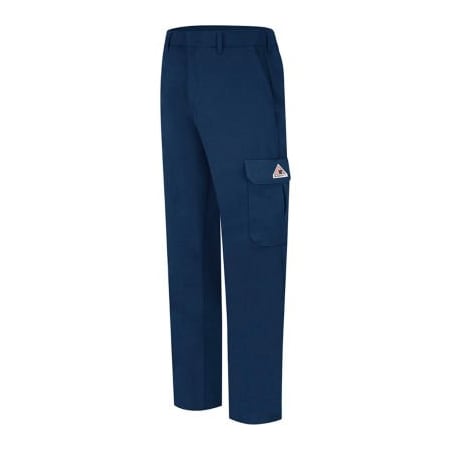 Vf Imagewear EXCEL FR ComforTouch FR Cargo Pocket Work Pants PLC2, Navy, 9 oz, Size 30 x 37U PLC2NV3037U